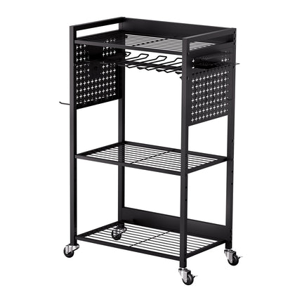 4-Tier Tool Organizer Cart, 150 lb Rolling Drill Holder