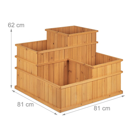 4-stufiges Hochbeet