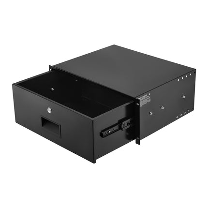 4U Rack Mount Drawer, Lockable, 19-Inch, 50 lb