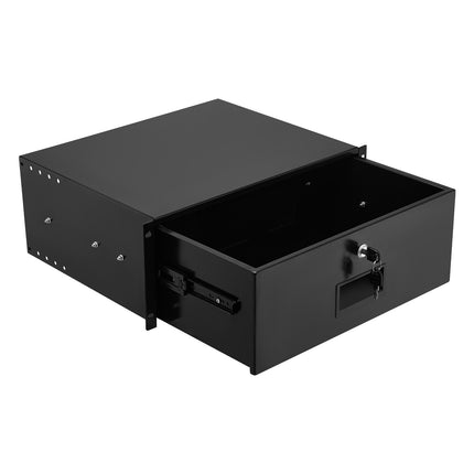 4U Rack Mount Drawer, Lockable, 19-Inch, 50 lb