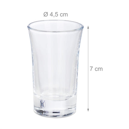 4 cl Schnapsgläser im 6er Set