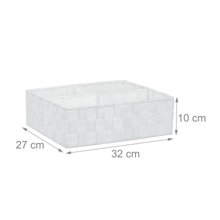 Boîte de rangement à 4 compartiments