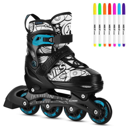 4-in-1 verstellbares Schlittschuh-Set, Größe M (35-38)