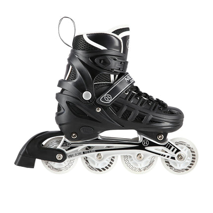 4-in-1 Black LED Inline/Ice Skates, Size L (39-42)