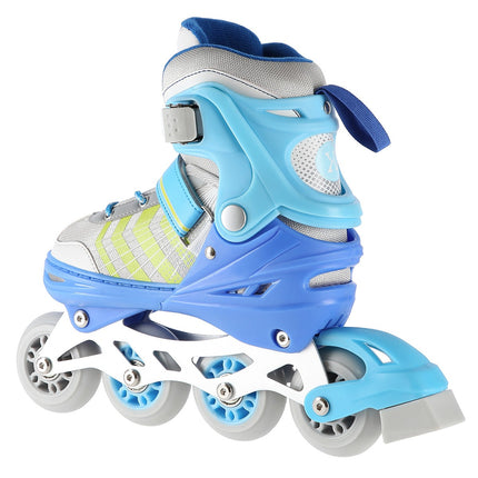 4-in-1 Inlineskates & Schlittschuhe Blau, Größe L (39-43)