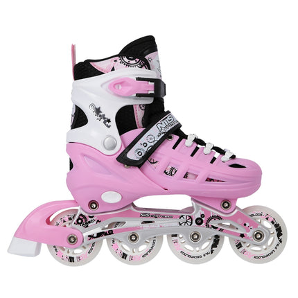 4-in-1 Inlineskates/Schlittschuhe, Pink, Größe S (31-34)