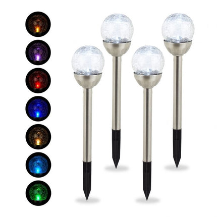 4er-Pack Solarlampen