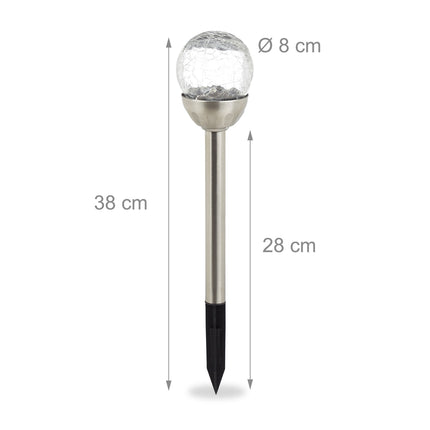 4er-Pack Solarlampen