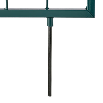 4-teiliger Beetzaun aus Metall