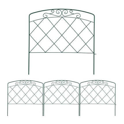4-part metal bed rail