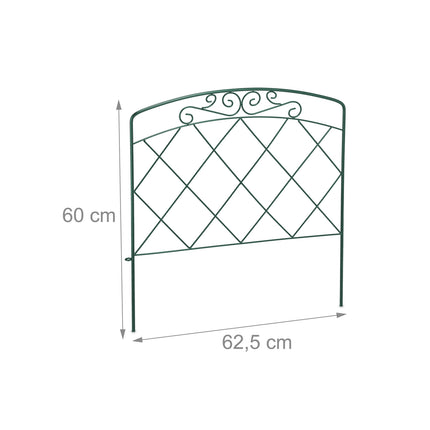 4-part metal bed rail