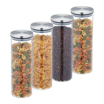 4 Stk. Vorratsgläser 1600 ml