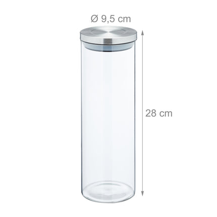 4 Stk. Vorratsgläser 1600 ml