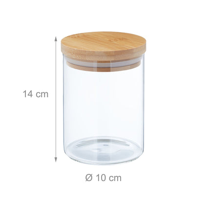4 bocaux de conservation de 750 ml