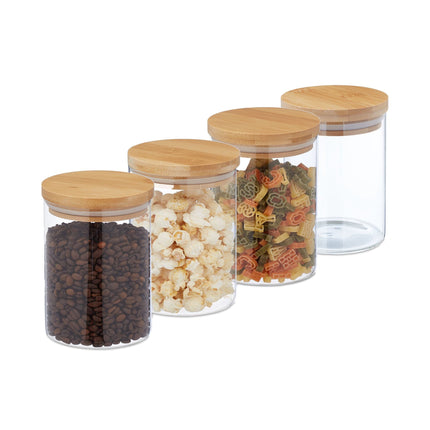 4 bocaux de conservation de 750 ml