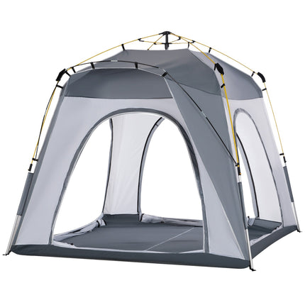 4-person dome tent, lightweight and waterproof for camping