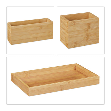 4-piece desk storage set