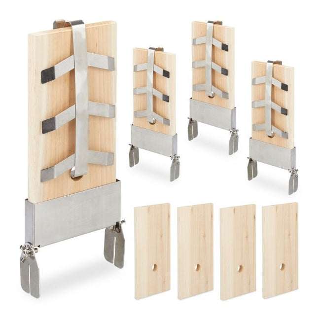 4x Grillplanke