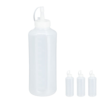 4x Quetschflaschen 1000ml