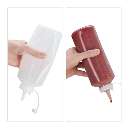 4x Quetschflaschen 1000ml