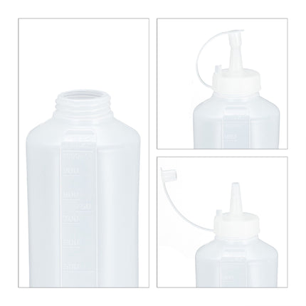 4x Quetschflaschen 1000ml