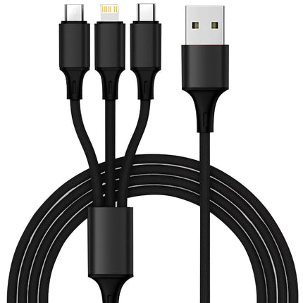 4x USB car charger + Xtrobb 19907 cable