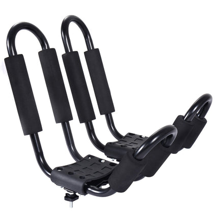 4 x Kajakträger Bootshalter Universal für Autodachträger inkl. 4 Allzweckgurte