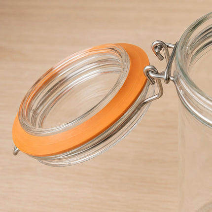 500ml Glass Preserving Jars with Lids, Set of 6