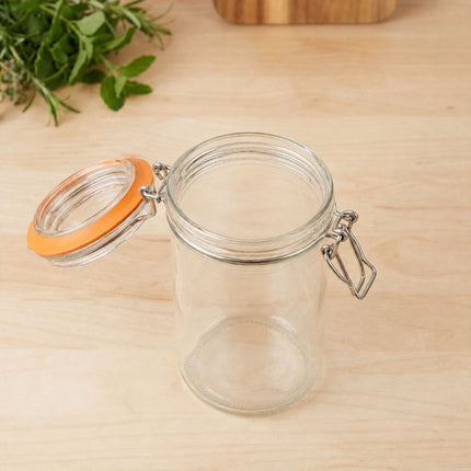500ml Glass Preserving Jars with Lids, Set of 6