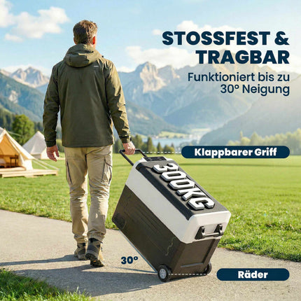 50L Dual-Zone Electric Cooler with App Control