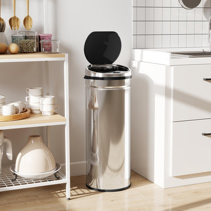 50L Stainless Steel Automatic Sensor Trash Can