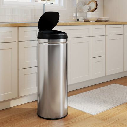 50L Stainless Steel Sensor Bin, Soft-Close, Touchless