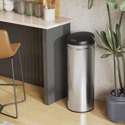 50L Stainless Steel Sensor Bin, Soft-Close, Touchless