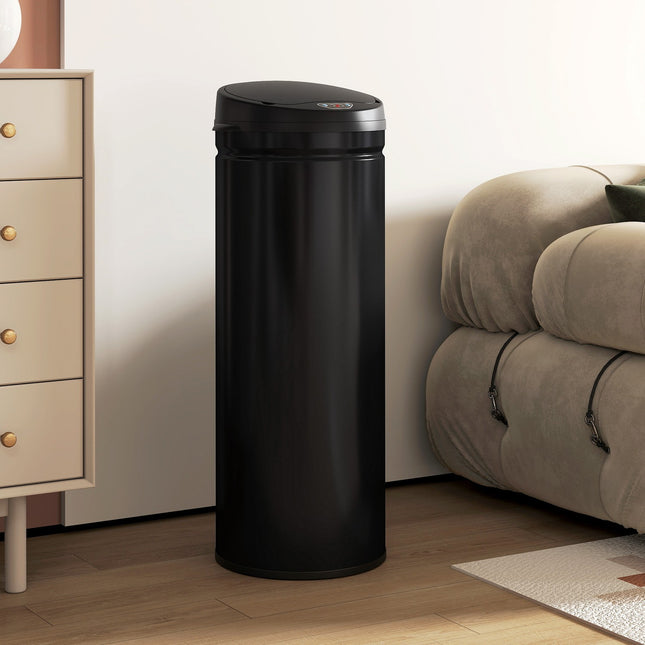 50L Berührungsloser Edelstahl-Mülleimer, Soft-Close
