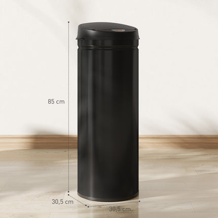 50L Berührungsloser Edelstahl-Mülleimer, Soft-Close