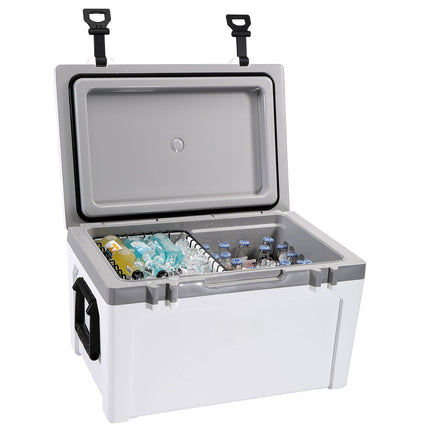52 Qt Hard Cooler, Holds 50 Cans, 6-Day Ice Retention