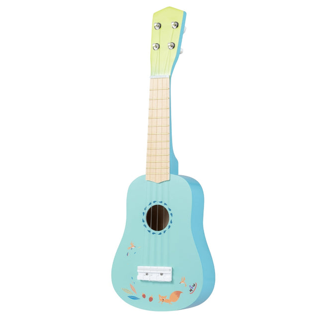 53 cm Kinder-Ukulele, Korpus aus Lindenholz, hellblau
