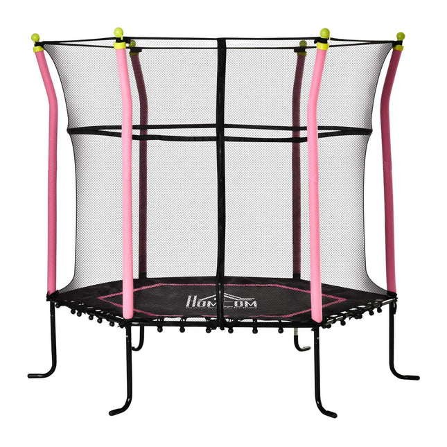 5.3ft Kinder Gartentrampolin mit Sicherheitsnetz – bis zu 60kg