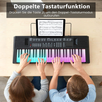 54-Key Electronic Keyboard with 200 Rhythms & Tones