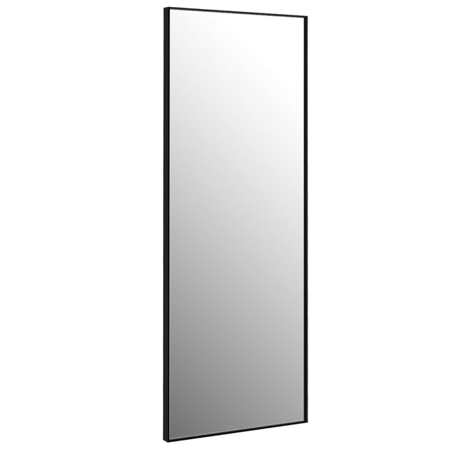 56 x 150 cm HD Ganzkörperspiegel zum Hängen oder Anlehnen Wandspiegel schwarz