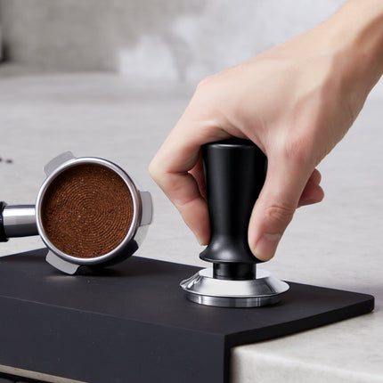 58mm Espresso Tamper, Spring-Loaded 30 lb, Stainless Grip