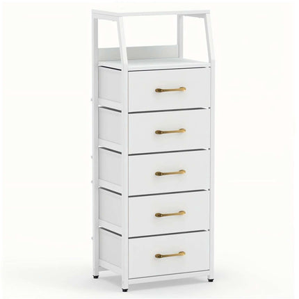 5-Drawer Fabric Storage Cabinet with Anti-Tipping Kits