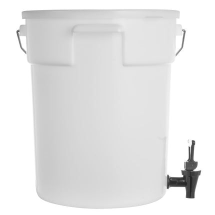 5 Gallon Beverage Dispenser Set, 2 Pack With Spigot Lid