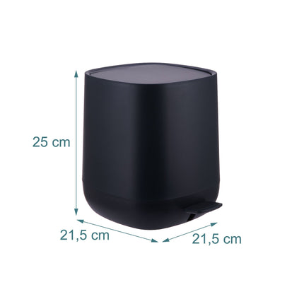 5L Badmülleimer, Soft-Close, Fußpedal