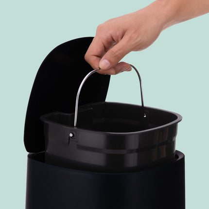 5L Badmülleimer, Soft-Close, Fußpedal