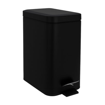 5L Bathroom Bin, Soft Close, Foot Pedal, Matte Finish