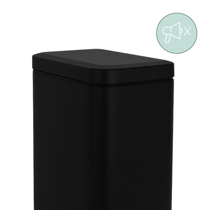 5L Bathroom Bin, Soft Close, Foot Pedal, Matte Finish