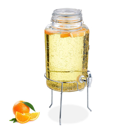 Distributeur de boissons 5 L avec support