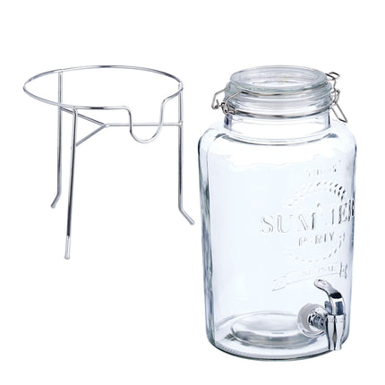 Distributeur de boissons 5 L avec support
