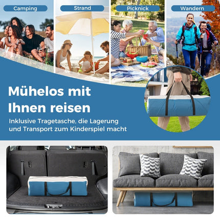 5-Personen-wasserdichtes Campingzelt mit Netztüren und -fenstern